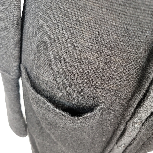Y-3 Yohji Yamamoto Adidas Long Cardigan Sweater XS Mohair Wool Pockets - Picture 3 of 9